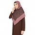 Polka Dot Instant Ready-to-wear Hijab - Coffee Dot